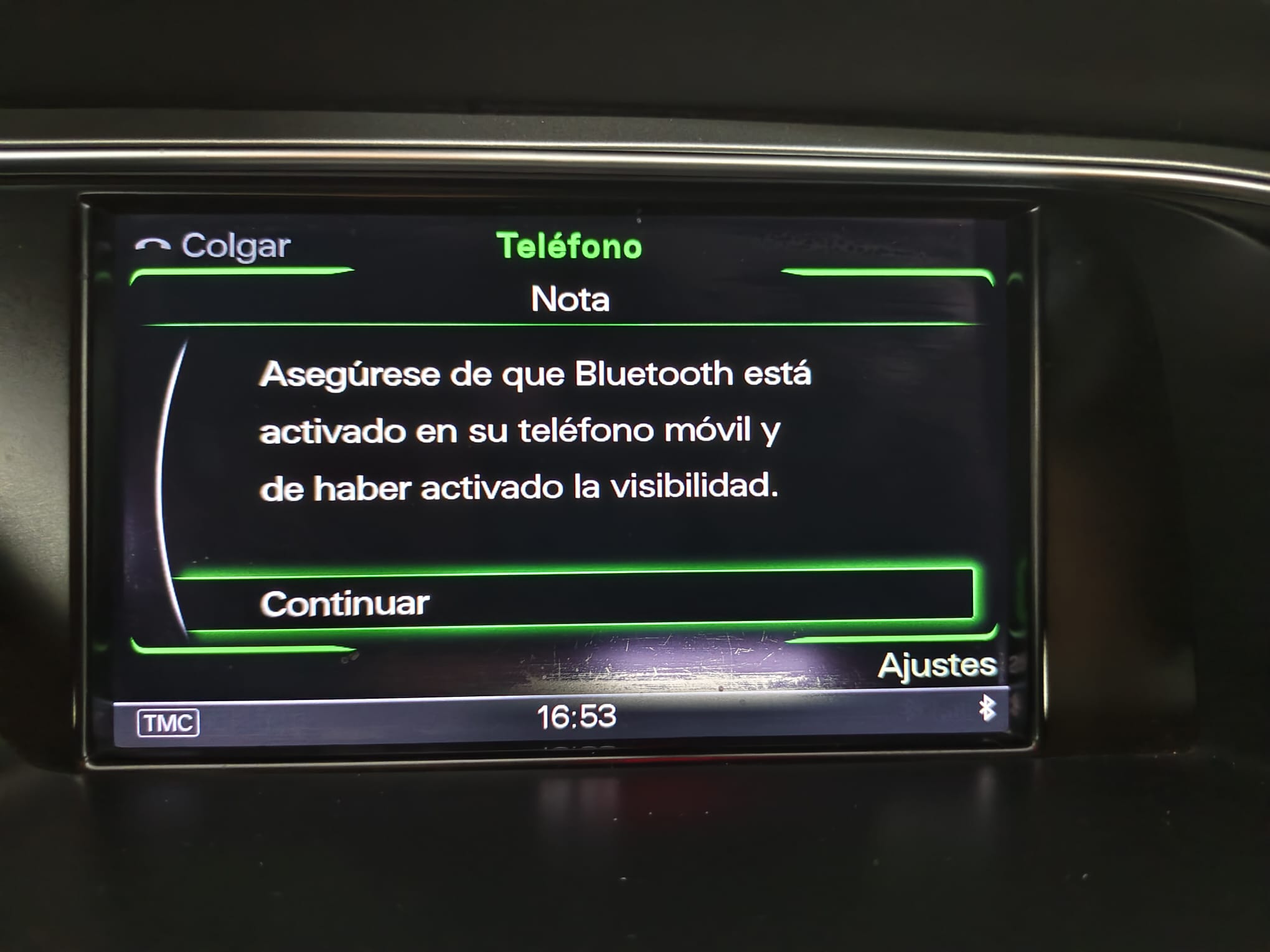 Pantalla Audi A5 Sportback gris plata