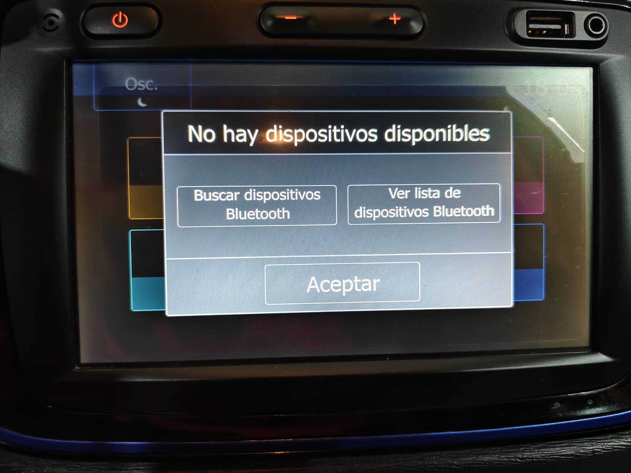 Pantalla Dacia Lodgy Stepway azul