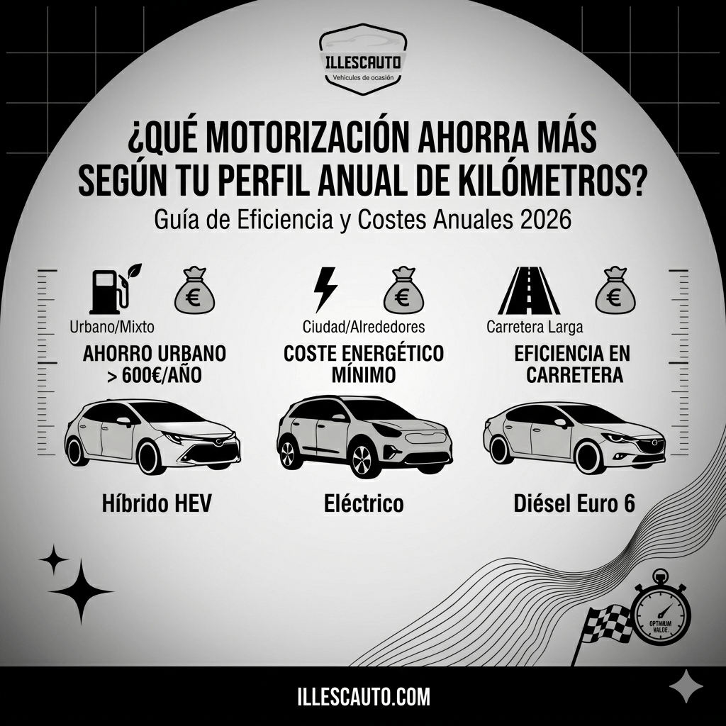 Coches que consumen menos: cómo ahorrar de verdad en&nbsp;2026