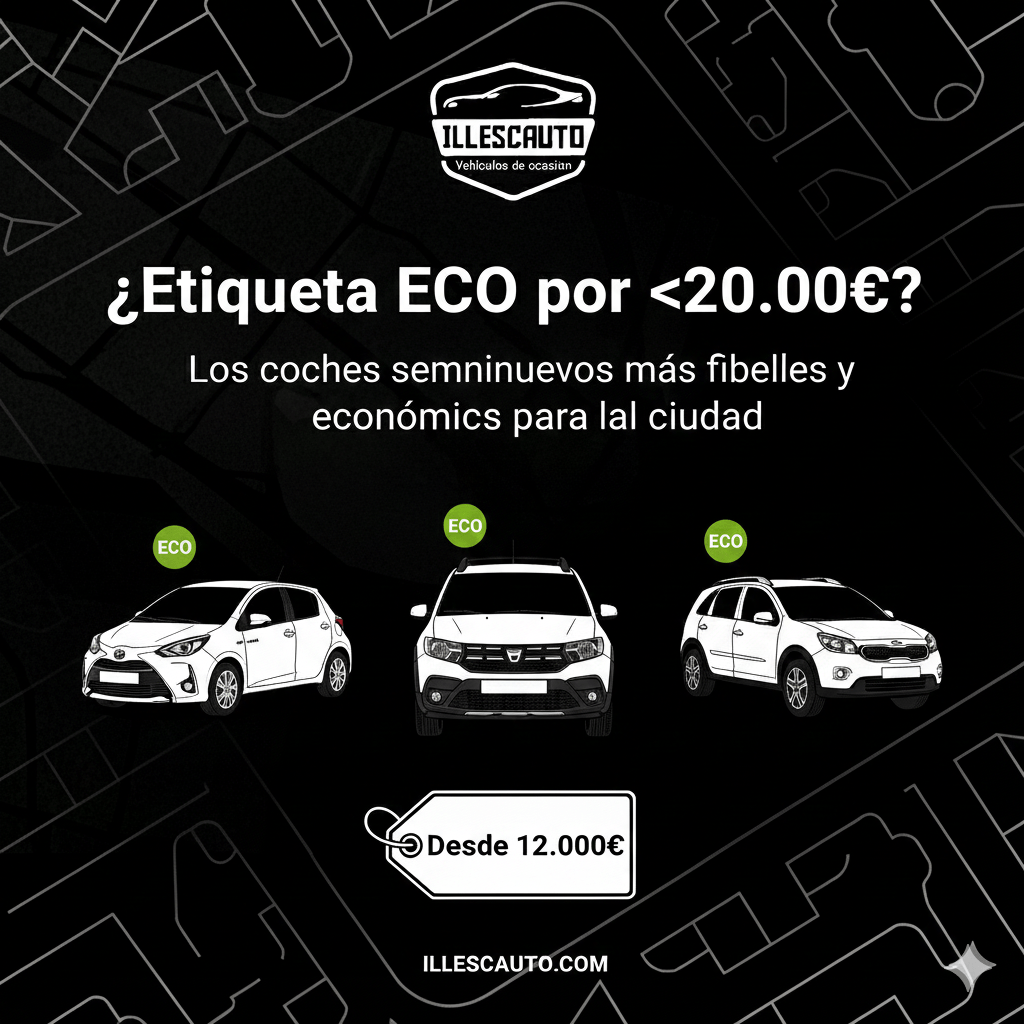 Coches con etiqueta ECO baratos: los mejores modelos por menos de 20.000&nbsp;€