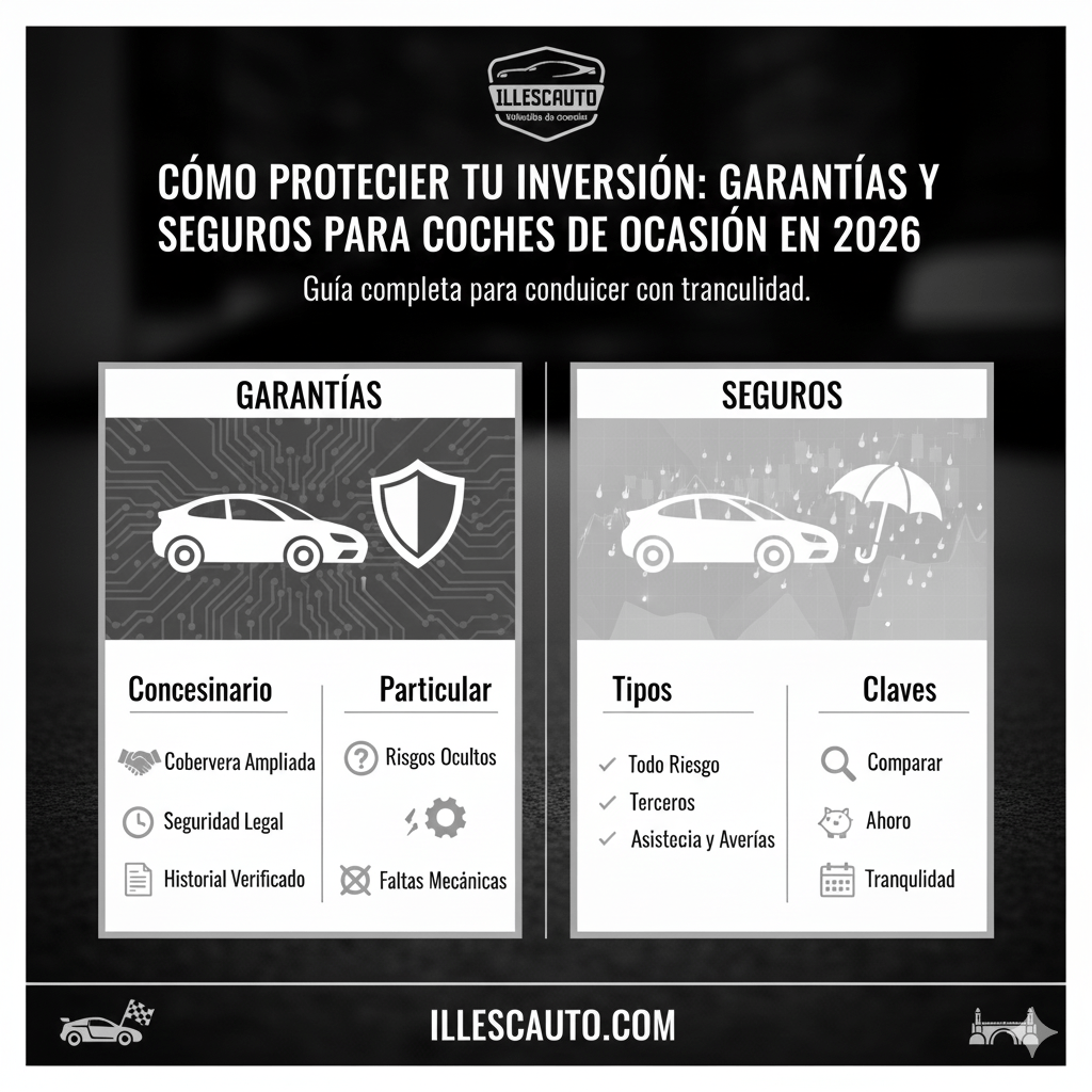 Cómo proteger tu inversión: garantías y seguros para coches de ocasión en&nbsp;2026