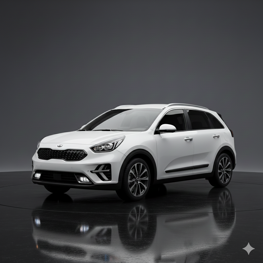 Kia Niro Hybrid studio photo AI generated