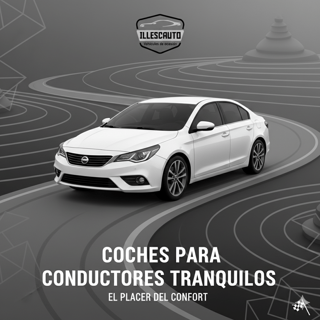 Coches para conductores tranquilos, imagen generada por IA.