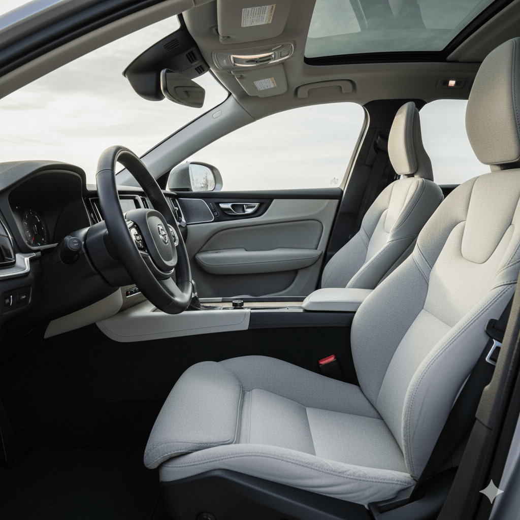 Interior Volvo V60. Imagen generada por IA.