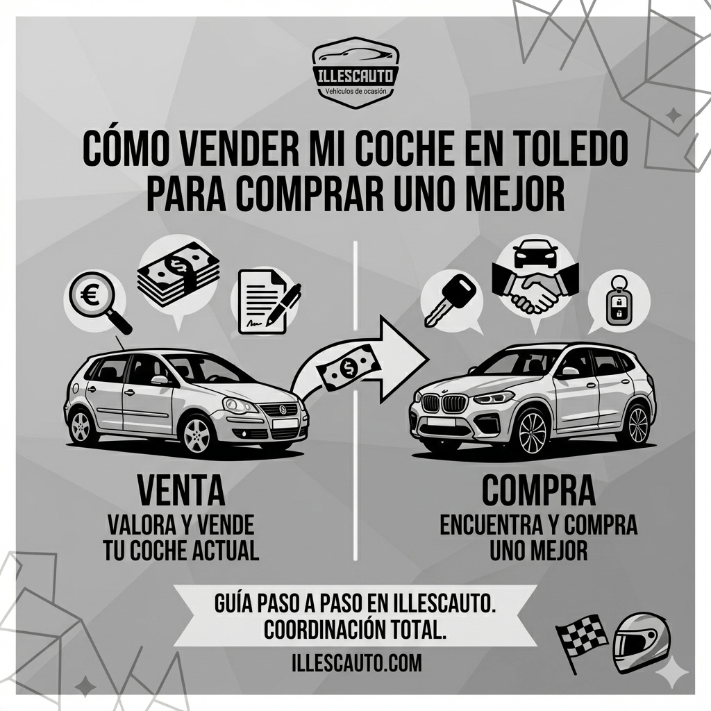 Guía paso a paso para vender tu coche en Toledo y comprar uno mejor de segunda mano con Illescauto.