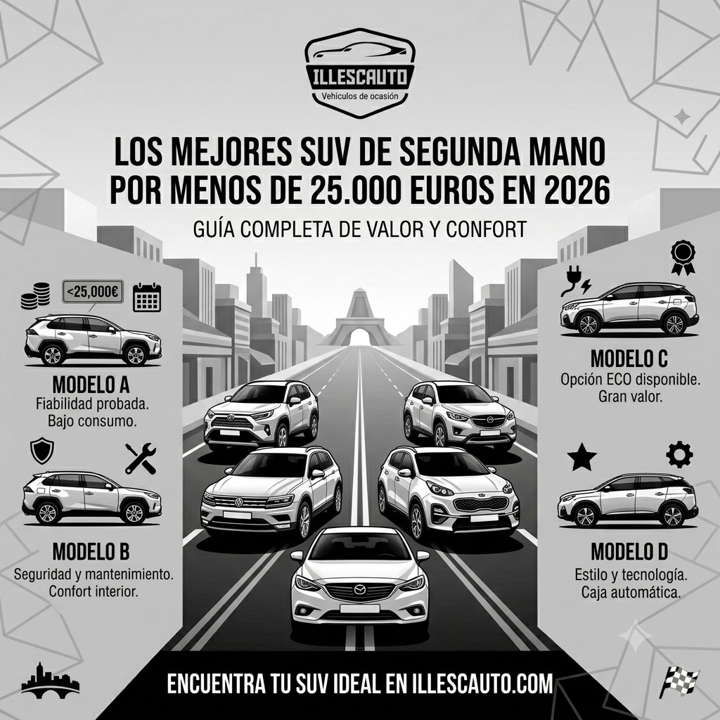 Los mejores SUV por menos de 25000 euros en 2026